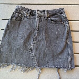 Abercrombie & Fitch Black Denim Skirt